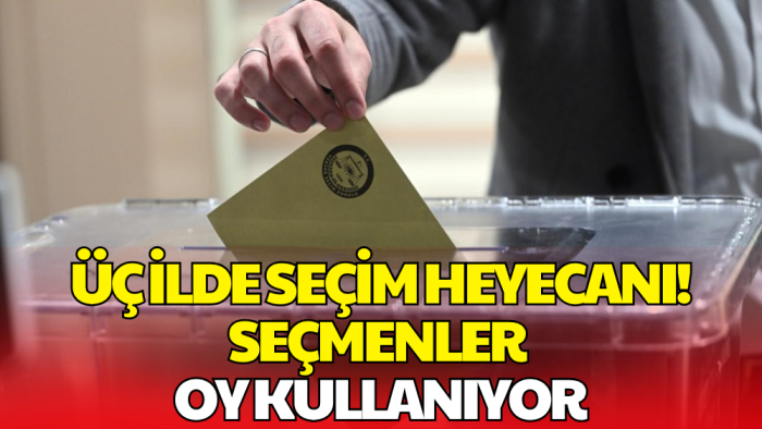 Üç İlde Seçim Heyecanı Başladı: Sandıklar Kuruldu